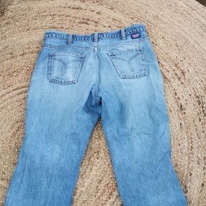 Rare Find 🌟 Vintage 1980s Mens GWG Wrangler straight leg faded wash jeans 38/32